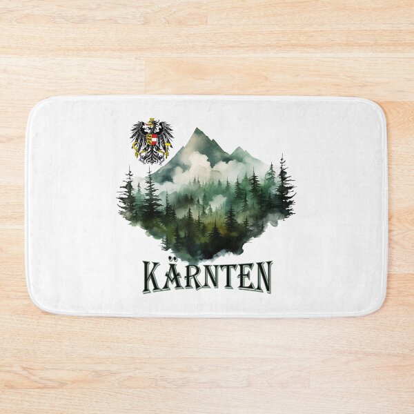 Item preview, Carinthia coat of arms with Austria eagle & mountains designed and sold by Andrea-Design.