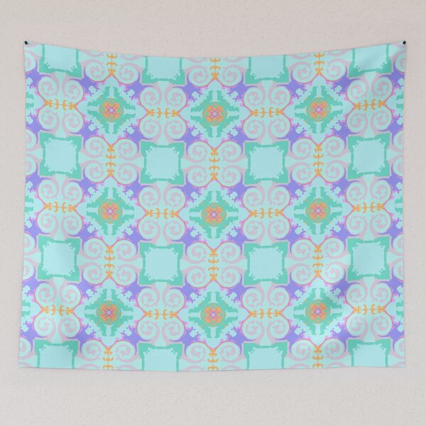 Item preview, Turquoise mandala designed and sold by AliceWonderdraw.
