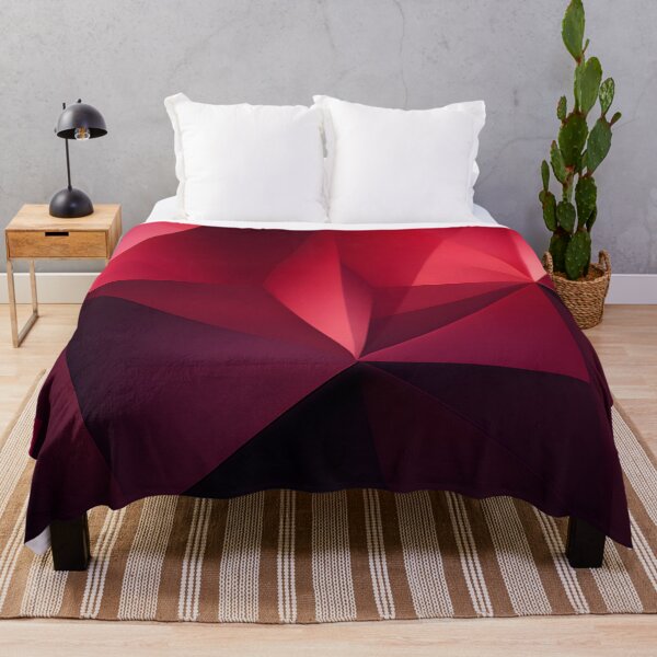 Item preview, Abstract red geometric colourful shapes designed and sold by workshoot.