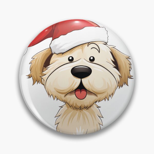 Item preview, Cute Funny Christmas Dog - 'Hairy and Bright' designed and sold by wotsthis.