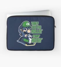 Luigi MK8 - Ridin' Dirty Laptop Sleeve
