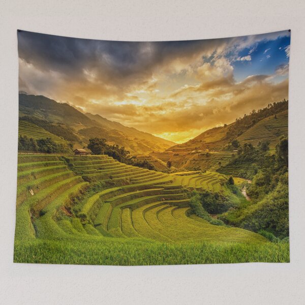 Item preview, Vietnam Rice Fields Terraced designed and sold by JTS STORE.
