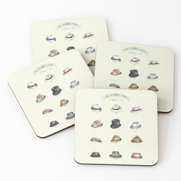 Item preview, The Ultimate Guide to Gentlemen's Hats - Types of Hats -  Retro Chart designed and sold by FanitsaArt.