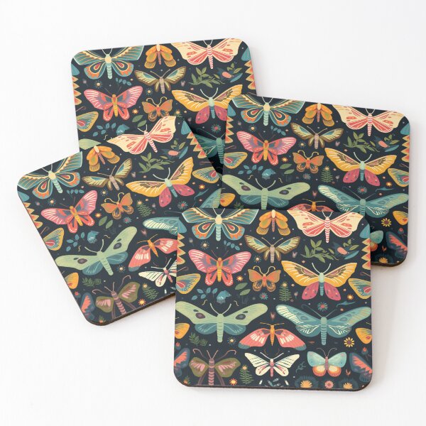 Item preview, Entomology Moths Pattern designed and sold by Ellimade.
