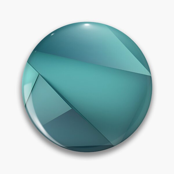 Item preview, Abstract teal geometric colourful shapes designed and sold by workshoot.