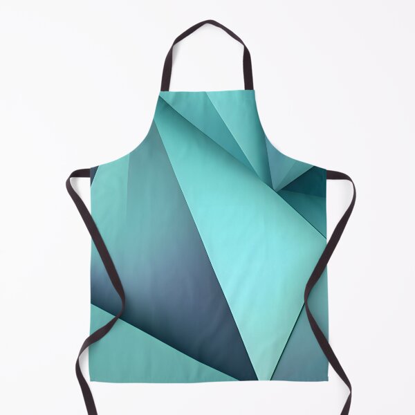 Item preview, Abstract teal geometric colourful shapes designed and sold by workshoot.
