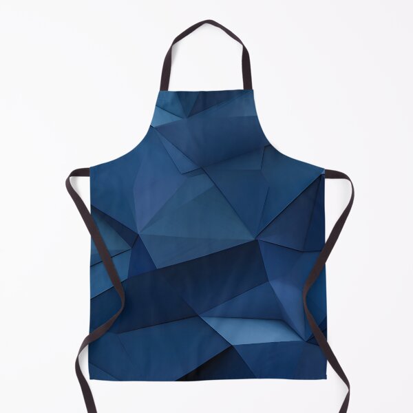 Item preview, Abstract blue geometric colourful shapes designed and sold by workshoot.