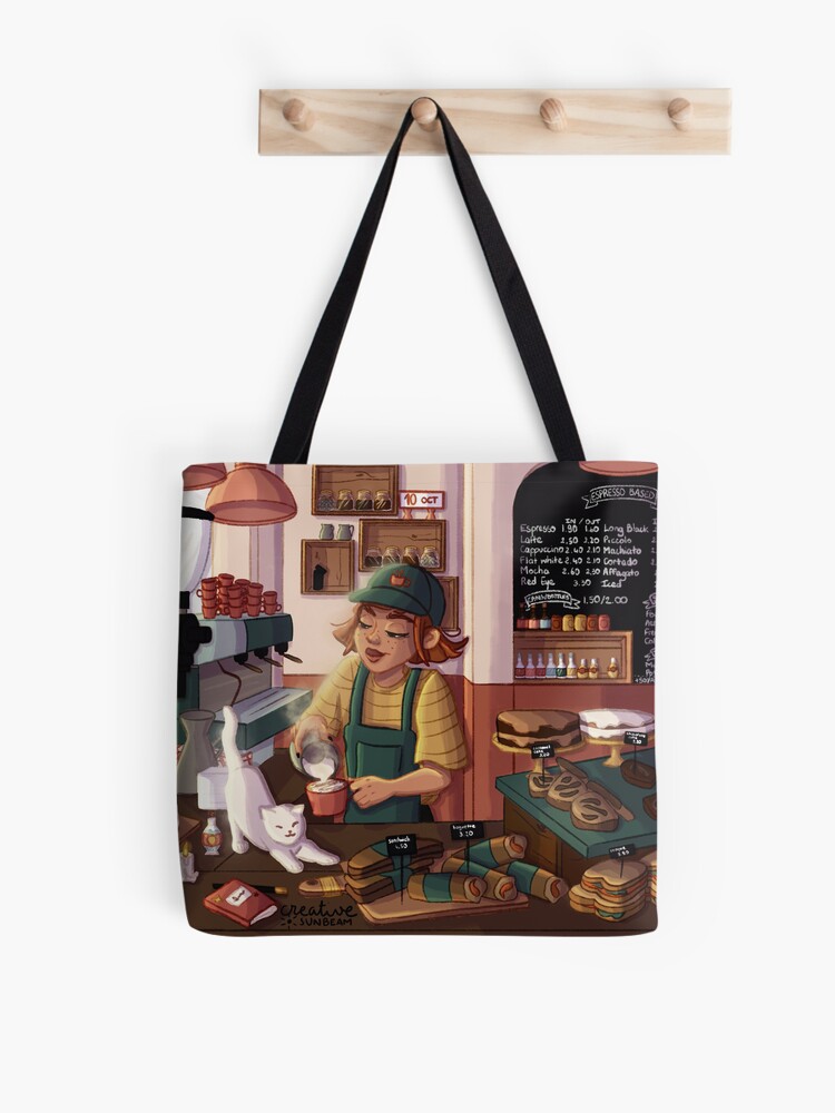 Thumbnail 1 of 2, Tote Bag, Barista Witch designed and sold by Creativesunbeam.
