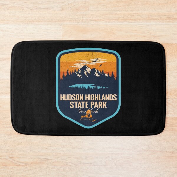 Item preview, Hudson Highlands State Park New York - NY Sunset Grunge Texture Badge Forest and Wilderness  designed and sold by mountainfad.