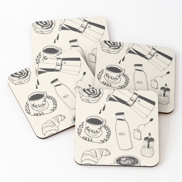 Item preview, coffee breakfast, coffee, breakfast, cafe, latte, espresso, caffeine, morning, latte art, cup designed and sold by peachcakecanvas.