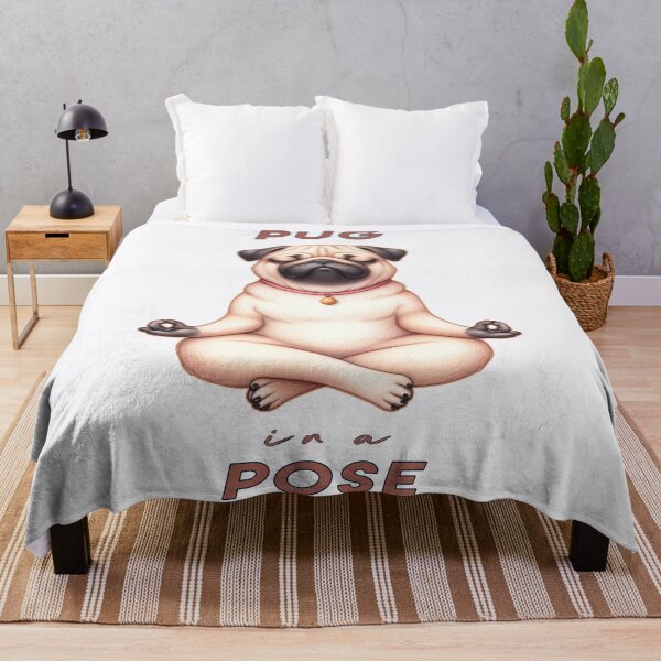 Item preview, Copy of Pug Yoga - Pug in a Pose designed and sold by Mindful-Designs.