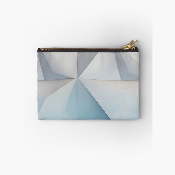 Item preview, Abstract white and blue geometric colourful shapes designed and sold by workshoot.