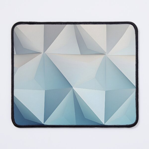Item preview, Abstract white and blue geometric colourful shapes designed and sold by workshoot.