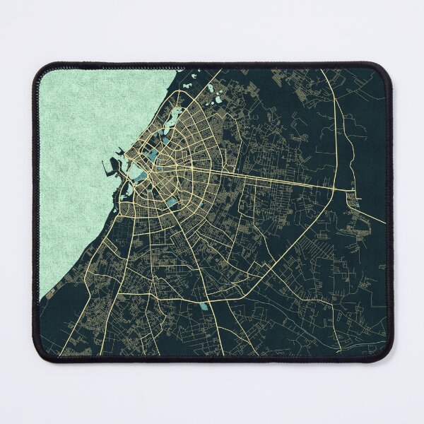 Item preview, Benghazi City Map of Cyrenaica, Libya - Summer designed and sold by deMAP.