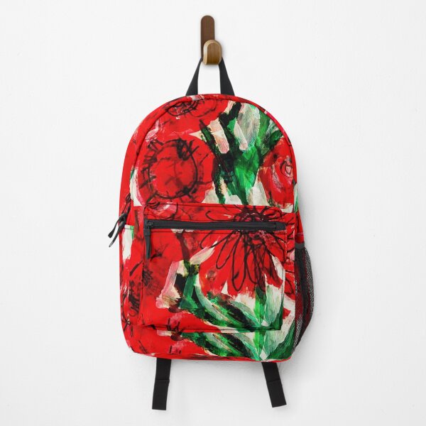Item preview, Funky Red Flowers designed and sold by Kater.