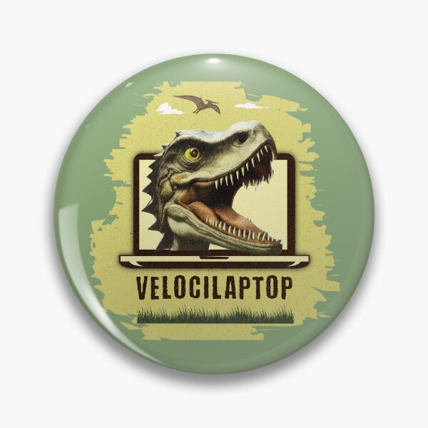 Artikelvorschau, Velocilaptop Lustiger Raptor Computer Nerd entworfen und verkauft von antarte99.