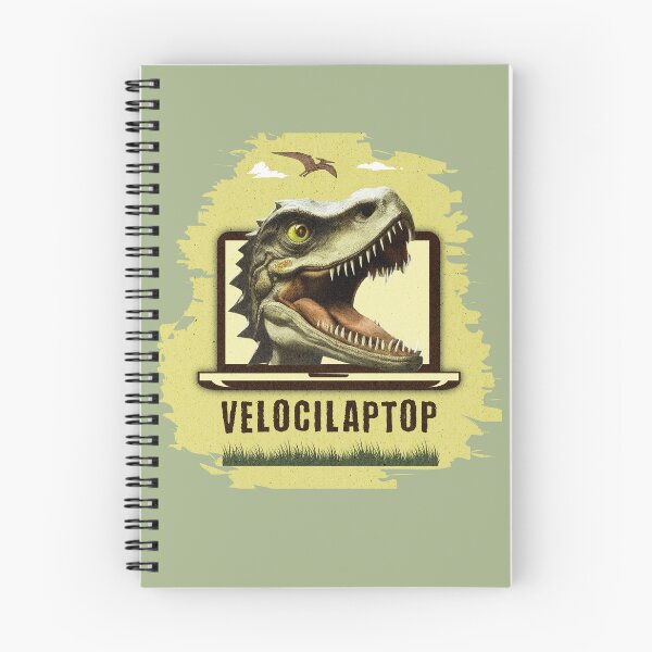Item preview, Velocilaptop Divertido Raptor Nerd de la Computadora designed and sold by antarte99.