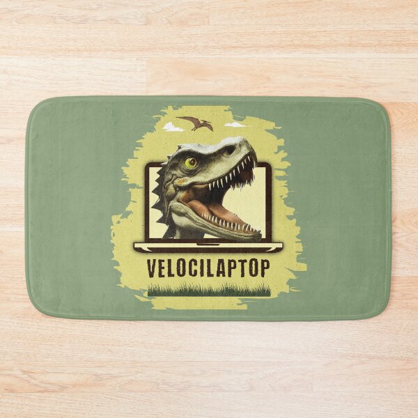Artikelvorschau, Velocilaptop Lustiger Raptor Computer Nerd entworfen und verkauft von antarte99.