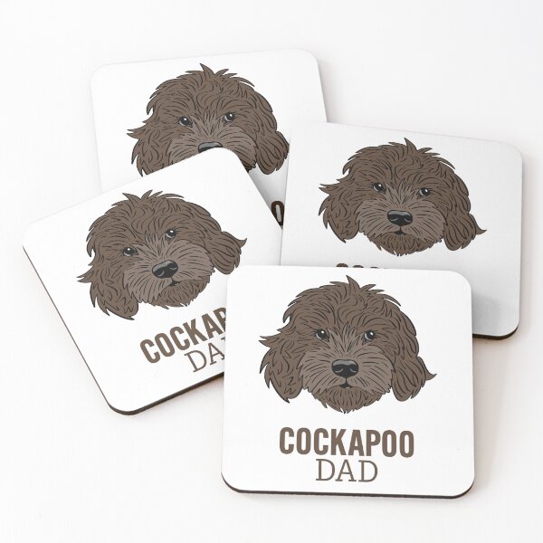 Item preview, Cockapoo Dad Brown cockapoo, cavapoo, labradoodle, yorkipoo design designed and sold by laurendemoet.
