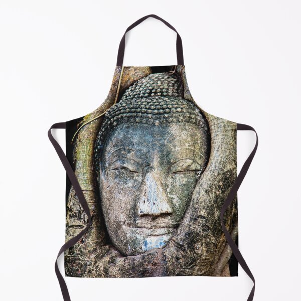 Item preview, Buddha Head In Banyan Tree Ayutthaya Thailand designed and sold by AJEvans.