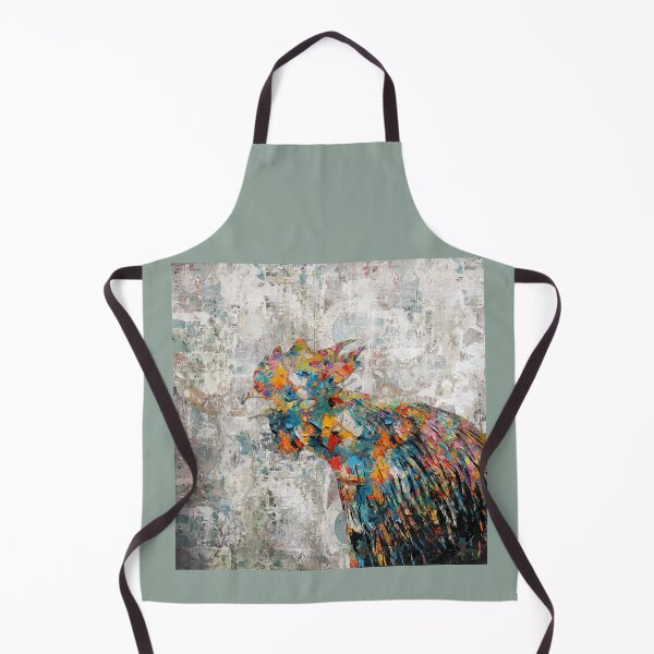 Item preview, Rooster in colorful brushstrokes designed and sold by WesternExposure.