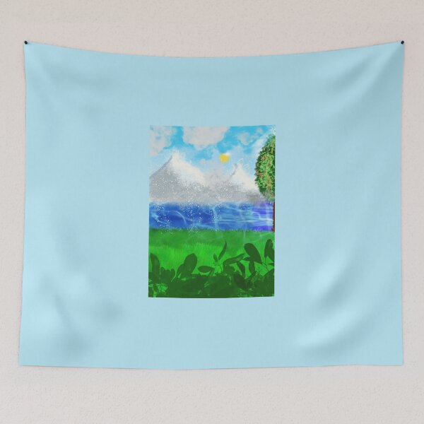 Item preview, Pure nature: snow-covered mountains behind Alpsee and green meadows designed and sold by Swissdesigns.