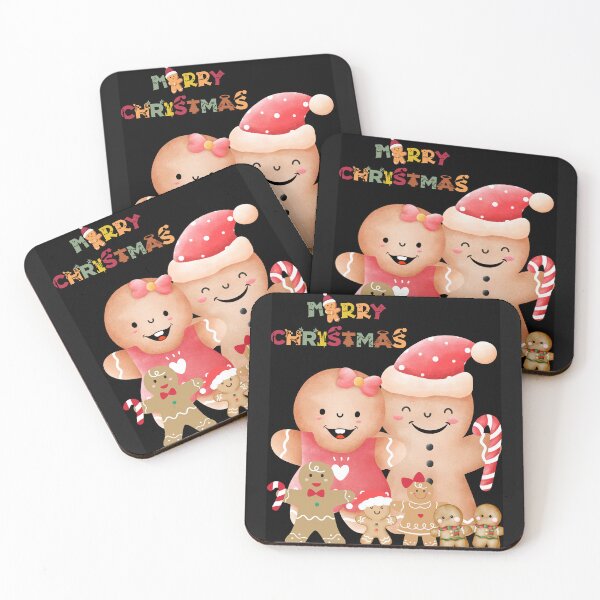 Item preview, Christmas Gingerbread happy family designed and sold by Aneta Kilimnik.