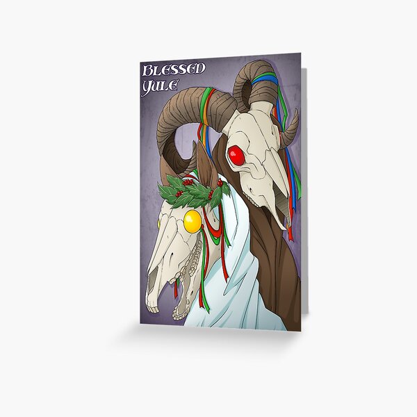Blessed Yule (2022 Holiday Card) Greeting Card