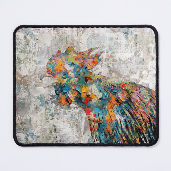 Item preview, Rooster in colorful brushstrokes  designed and sold by WesternExposure.