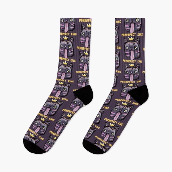 Item preview, Perfect king, fun purple king cat design designed and sold by La Loca.