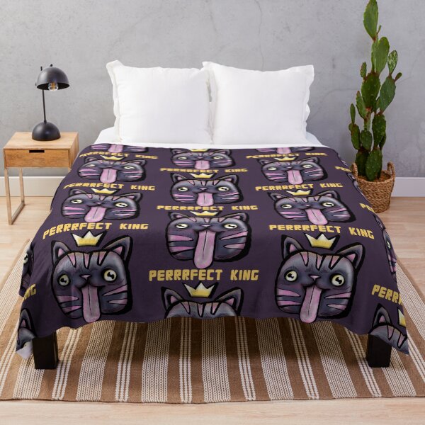 Item preview, Perfect king, fun purple king cat design designed and sold by La Loca.