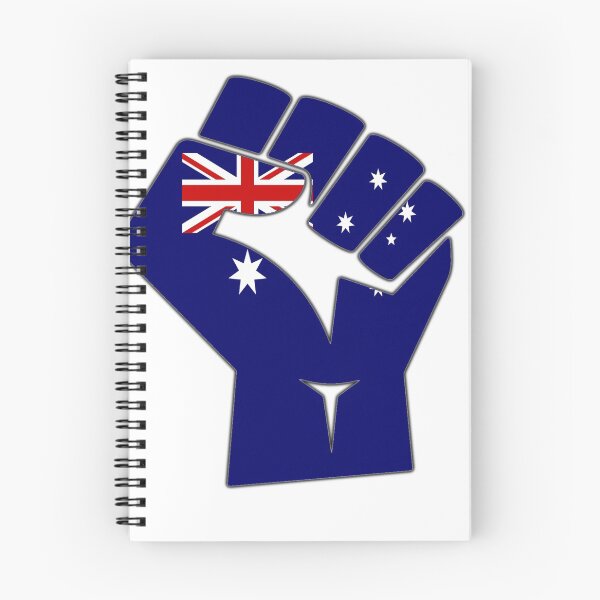 Item preview, Australian Flag Clenched Fist Design Aussie Pride designed and sold by Kiwi-Tienda2017.