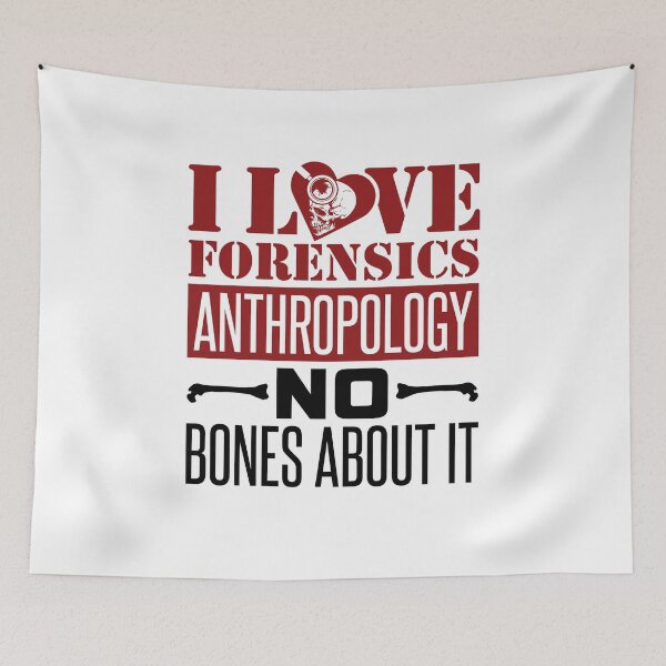 Item preview, I Love Forensics Anthropology No Bones About It designed and sold by jaygo.