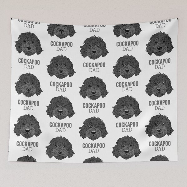 Item preview, Cockapoo Dad Black cockapoo, cavapoo, labradoodle, yorkipoo design designed and sold by laurendemoet.