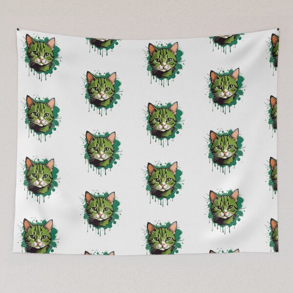Item preview, Adorable Vector Cat Face design designed and sold by ArtistKunal123.