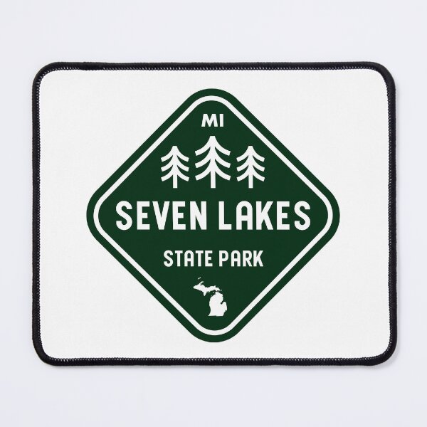 Item preview, Seven Lakes State Park Michigan Rhombus designed and sold by bivenart.