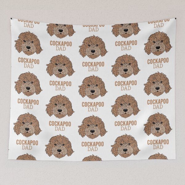 Item preview, Cockapoo Dad Apricot cockapoo, cavapoo, labradoodle, yorkipoo design designed and sold by laurendemoet.