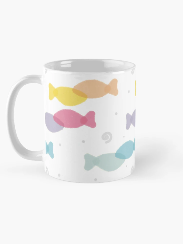 Thumbnail 5 of 6, Coffee Mug, Fishy Light Pattern designed and sold by InversionGraph.