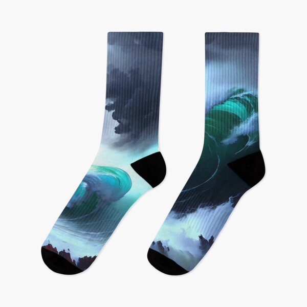 Item preview, Intense chaotic storm over a stormy ocean designed and sold by M-Y-A-R-T-.