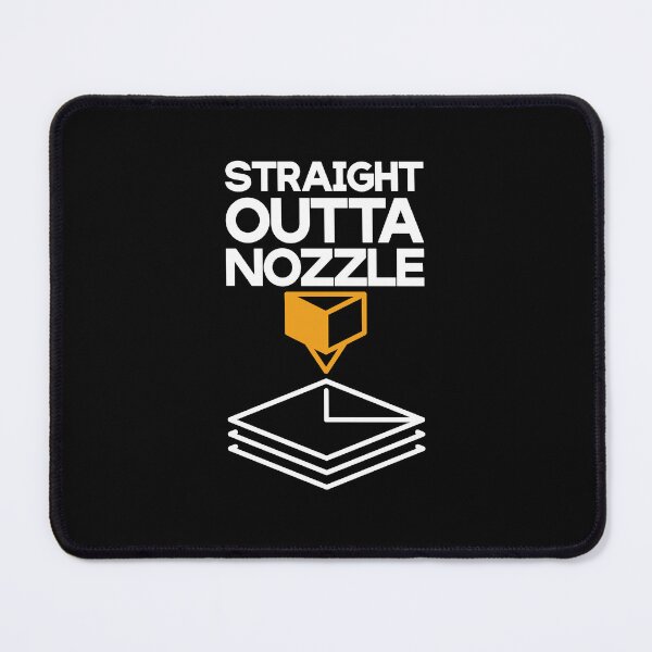 Item preview, Straight Outta Nozzle 3D Printing minimal Funny Design with Extruder and filament designed and sold by venomousvector.