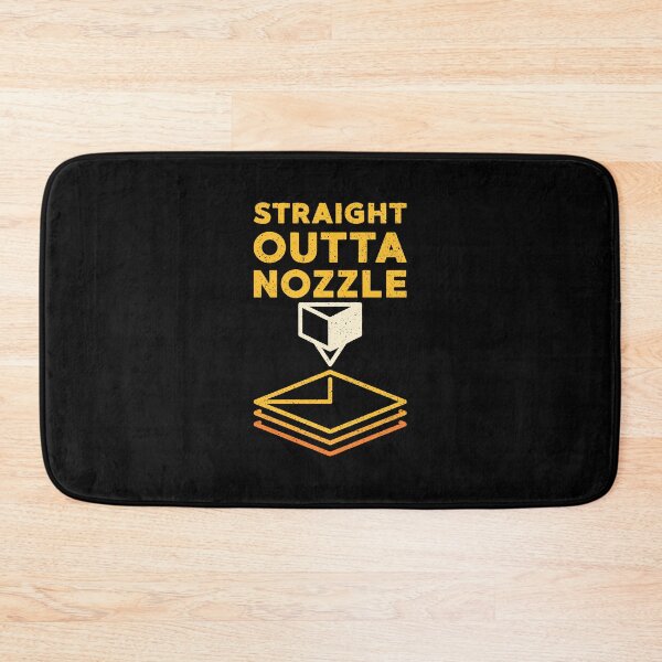 Item preview, Straight Outta Nozzle distressed creative design with 3d Printer Extruder designed and sold by venomousvector.