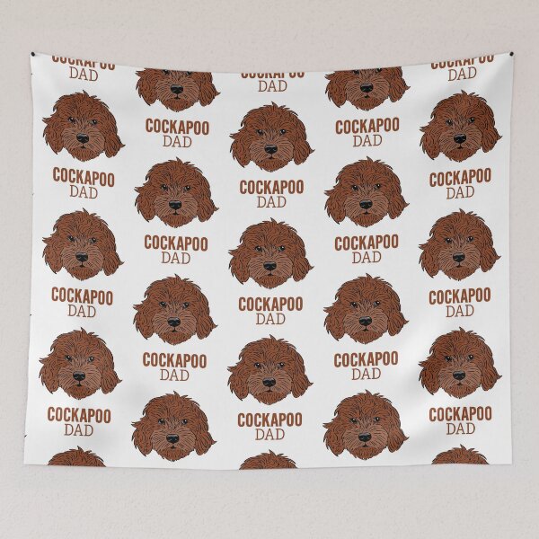 Item preview, Cockapoo Dad Red cockapoo, cavapoo, labradoodle, yorkipoo design designed and sold by laurendemoet.