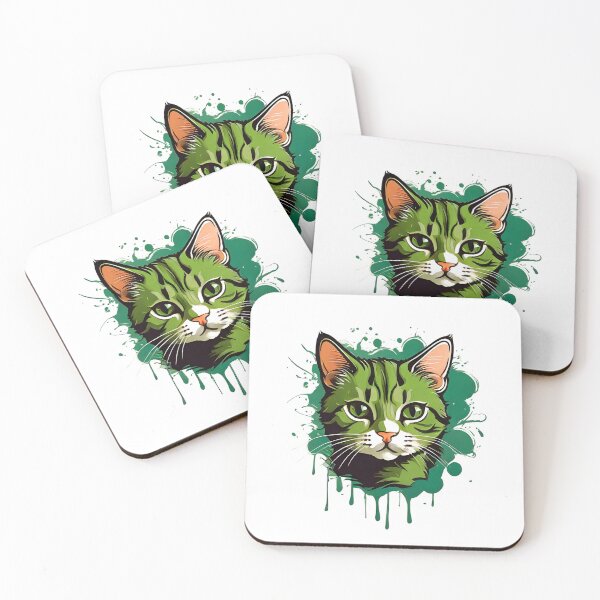 Item preview, Adorable Vector Cat Face design designed and sold by ArtistKunal123.