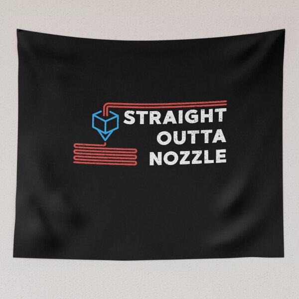Item preview, Straight Outta Nozzle 3D printing Nozzle and Extruder cool distressed design designed and sold by venomousvector.