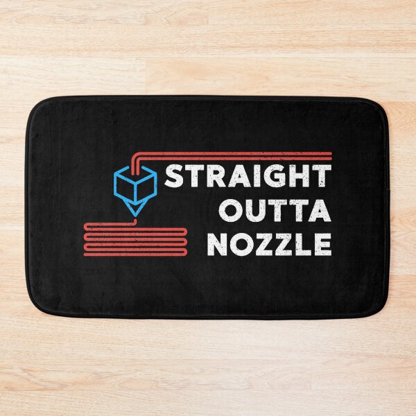 Item preview, Straight Outta Nozzle 3D printing Nozzle and Extruder cool distressed design designed and sold by venomousvector.