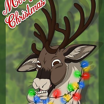 Artwork thumbnail, Festive Raindurr (2018 Holiday Card) by XantheDoodles