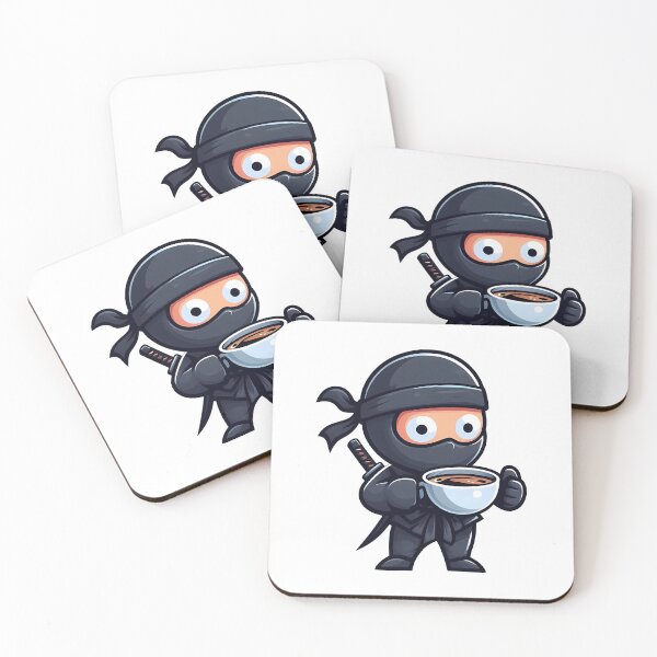 Item preview, Ninja Drinking Coffee designed and sold by Coffee Lifestyle.