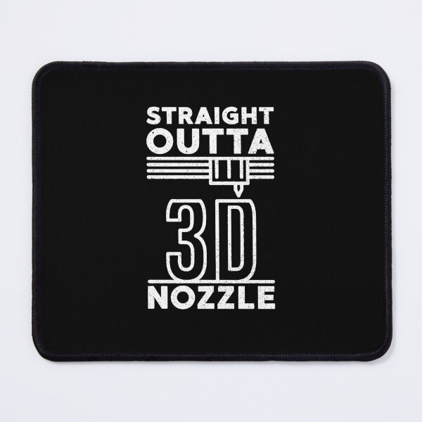 Item preview, Straight Outta Nozzle distressed Design with 3d Printer designed and sold by venomousvector.