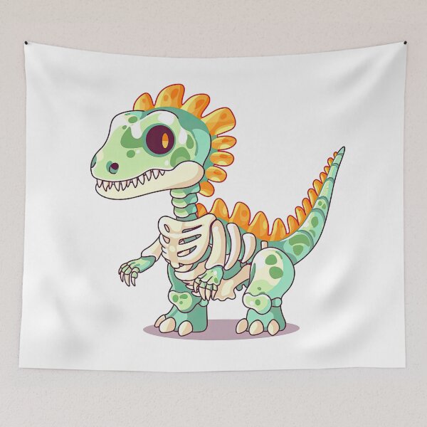 Aperçu de l'œuvre Squelette de dinosaure tacheté créée et vendue par DenseColor.