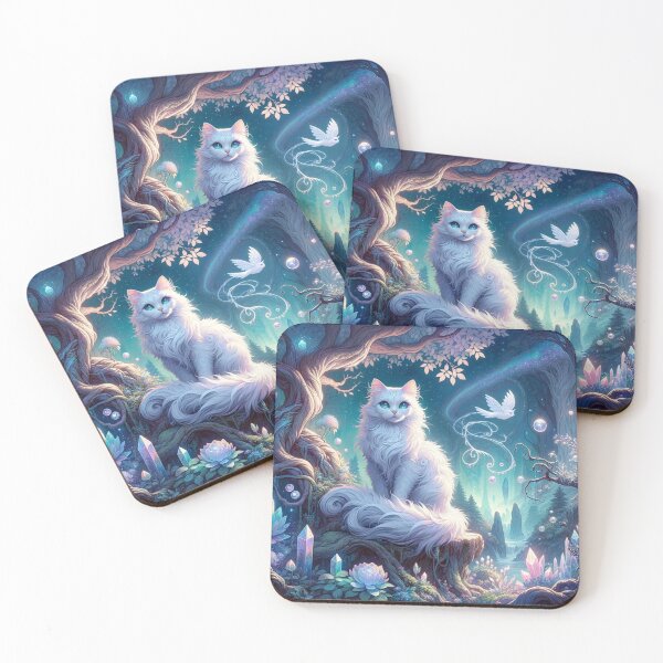 Item preview, Fantastic white cat designed and sold by ShironekoStudio.